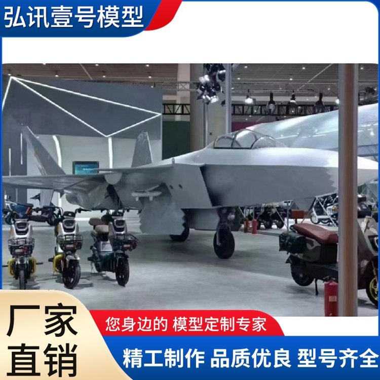 鐵藝飛機(jī)模型定制全尺寸1:1戰(zhàn)斗機(jī)模型展覽軍事仿真教具弘訊壹號(hào)