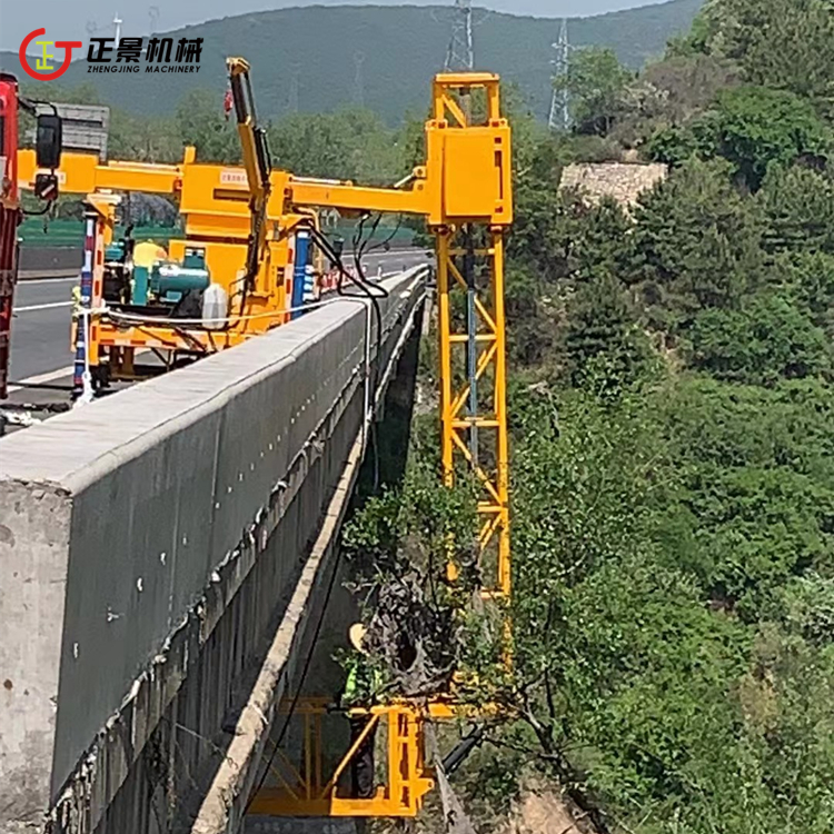 橋梁排水管安裝設備橋梁檢修單邊小型橋檢車