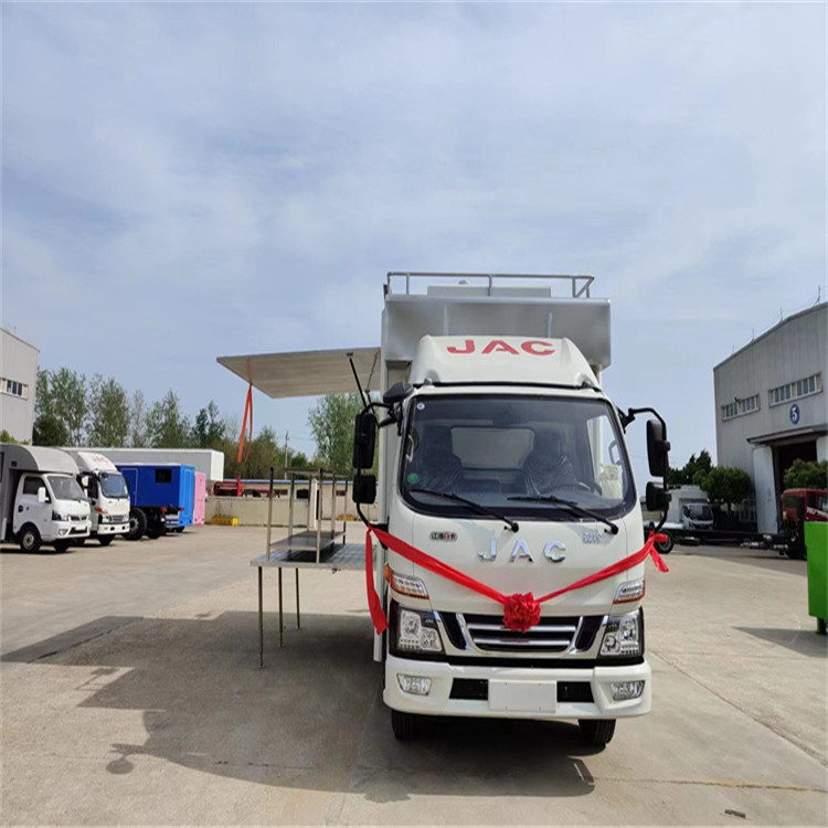 美食小吃快餐車農(nóng)村流動酒席餐車早點食品配送車藍(lán)牌