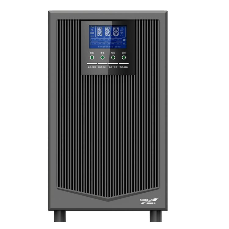 科華UPS不間斷電源KR6000L6000VA5400W單進單出外接鉛酸蓄電池