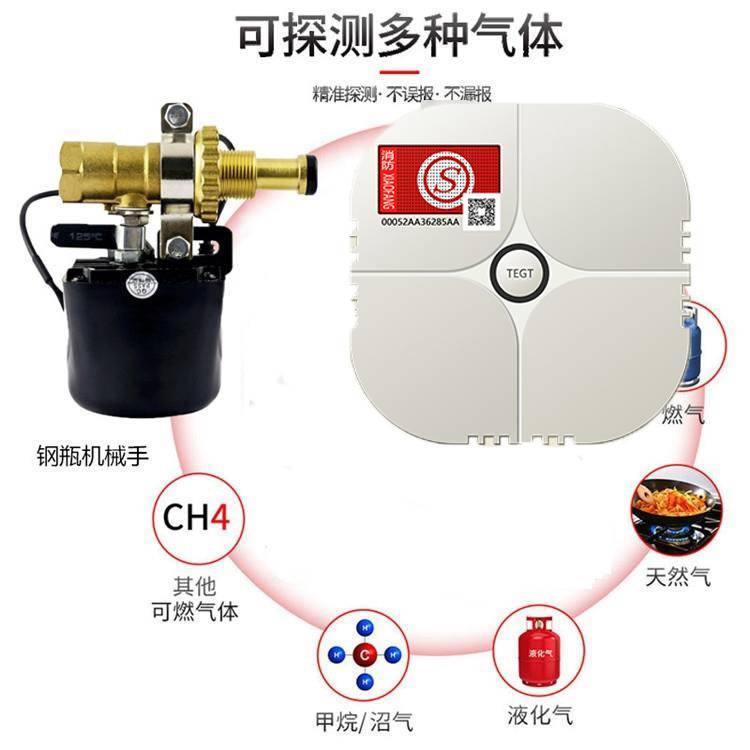 意通順VDO-2008dip-燃?xì)庑孤﹫?bào)警器自動(dòng)斷氣鋼瓶機(jī)械手