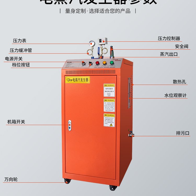 高溫蒸汽清洗洗車內(nèi)飾殺菌除味專用冠中蒸汽發(fā)生器