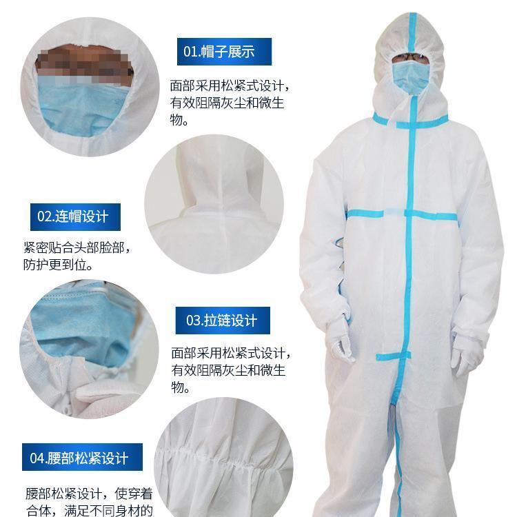 東貝一次性醫(yī)用防護(hù)服PPPE材質(zhì)安全防護(hù)隔離病毒