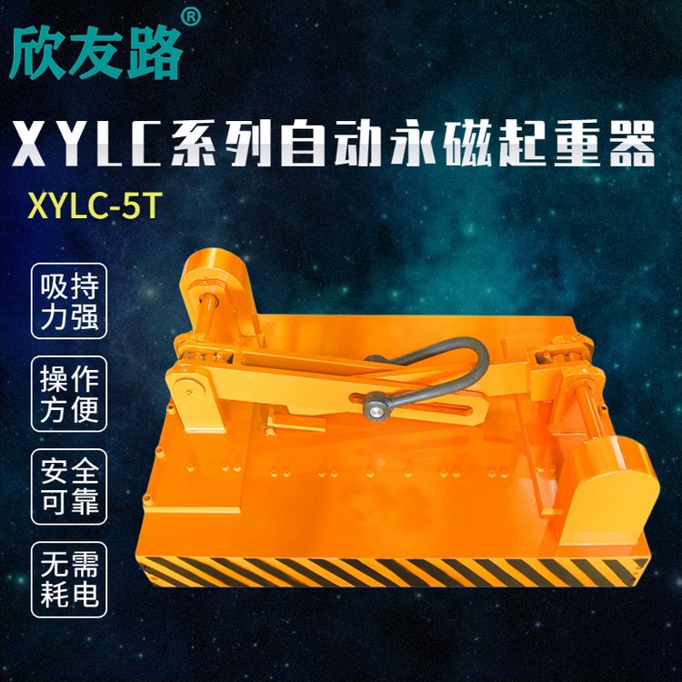 欣友路XYLC系列自動永磁起重器起重吊具吸盤鋼板專用磁力吊具