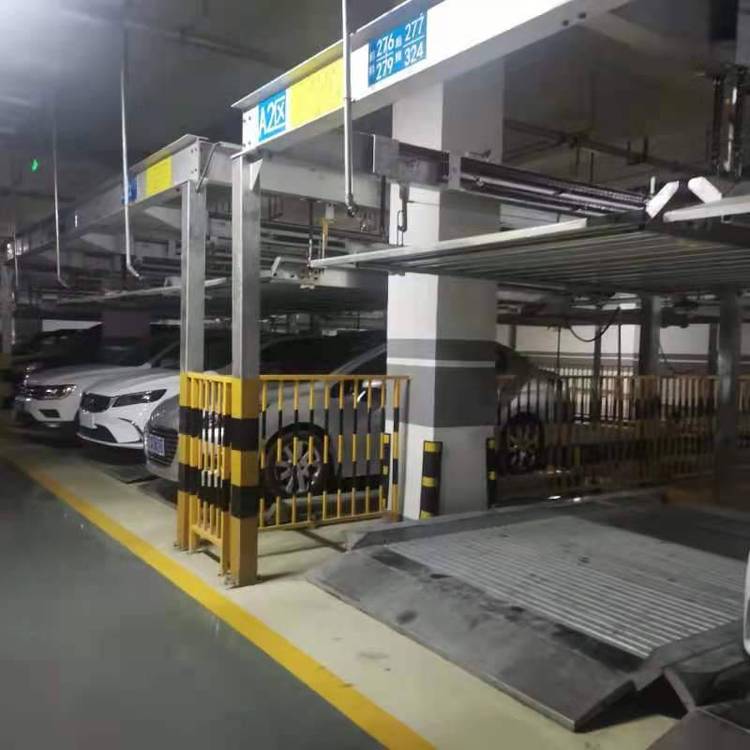 出售全新機(jī)械車庫租賃兩層升降橫移機(jī)械車位