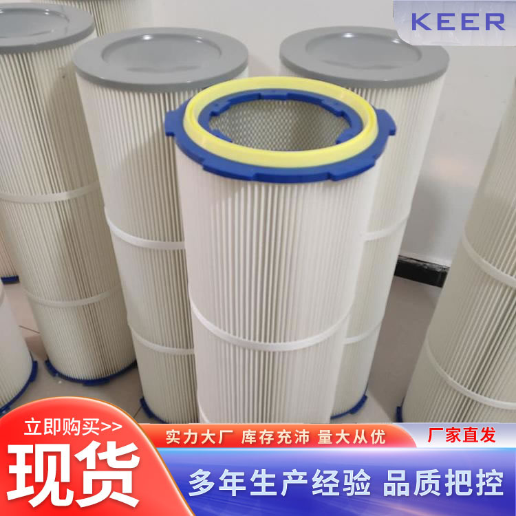 廠家直供除塵濾芯濾筒工業(yè)除塵器六耳快拆噴塑過濾器粉末覆膜