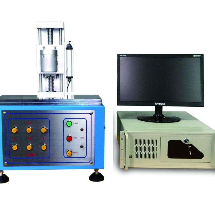 輕觸、薄膜開關(guān)荷重回彈導(dǎo)通試驗機，荷重位移曲線儀