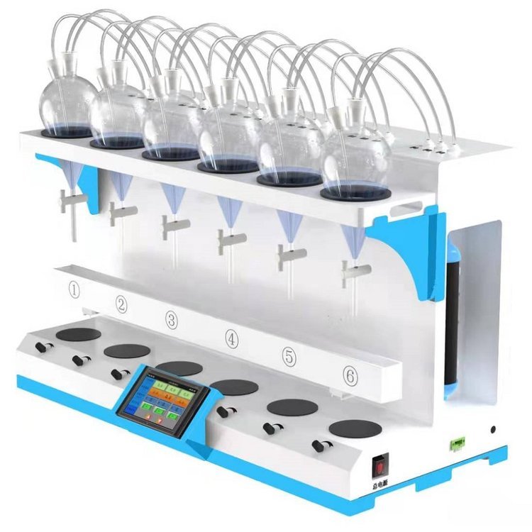 液液萃取儀CHCQ-6全自動液液萃取裝置油水分離萃取儀