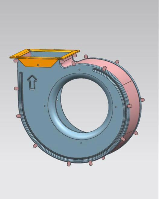 船槳三維掃描扇葉3D造型渦輪蝸殼測繪模仁藍(lán)光掃描