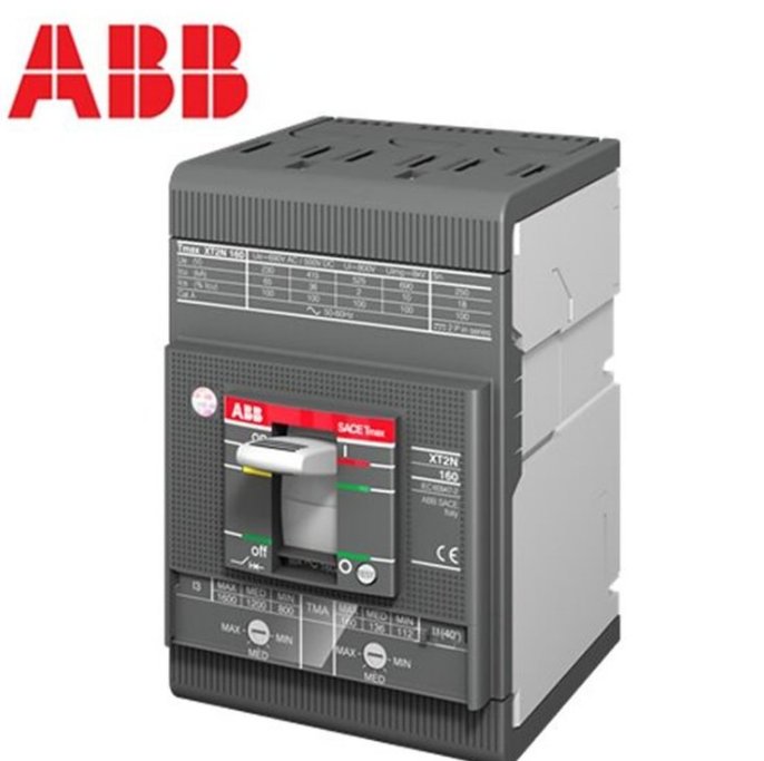 ABB代理商全新原裝塑殼斷路器XT4S160TMA50\/500PMP3P型號(hào)齊全2TFH101