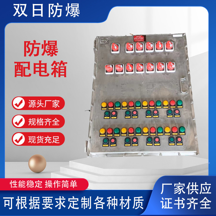 防爆配電箱電源開關(guān)檢修箱照明動(dòng)力防爆按鈕接線控制箱廠家雙日