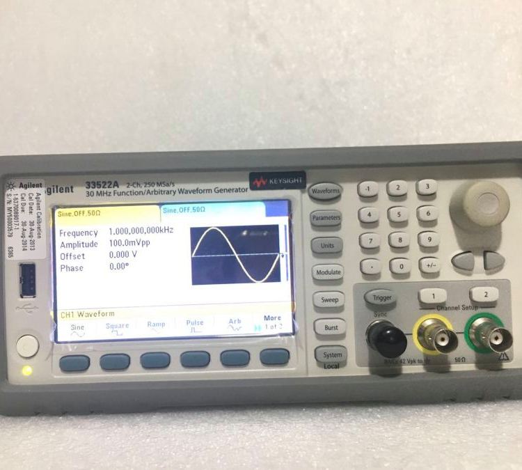 Agilent݂33522A(sh)\/Ⲩ̖l(f)ȫ30M