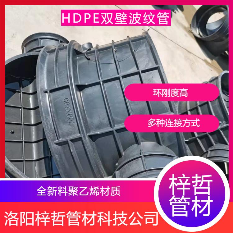 聚乙烯雙壁波紋管梓哲品牌DN200mm公路光纜保護(hù)雨污水排放用管