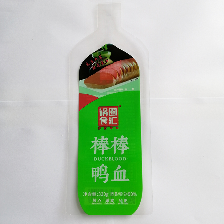 BT-1棒棒鴨血袋異形袋高溫蒸煮袋食品包裝袋質(zhì)量穩(wěn)定工廠定制