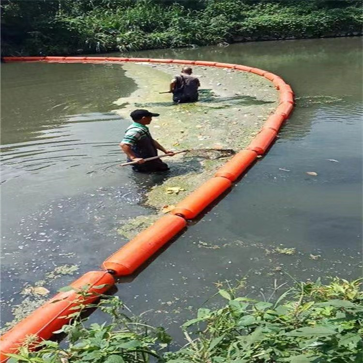 直徑400mm圓形浮筒河道水庫(kù)用浮體浮排水上串聯(lián)式浮桶