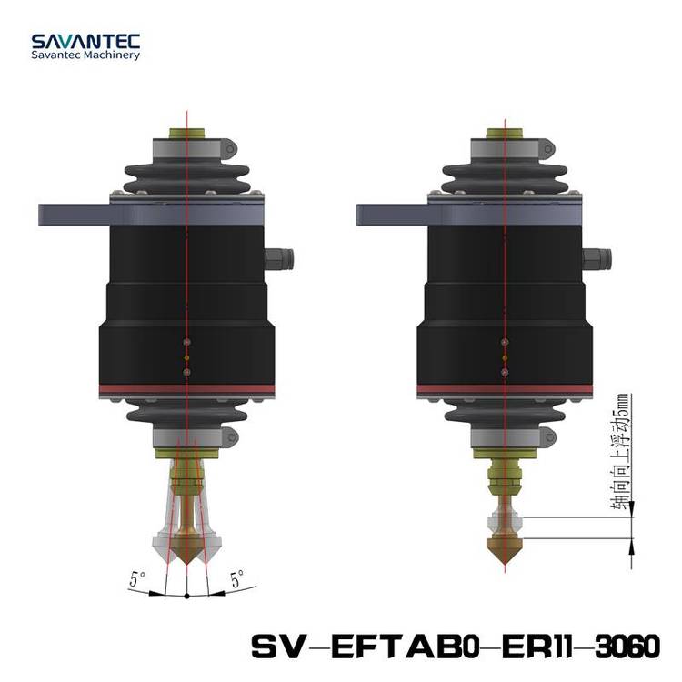 賽萬特萬向機(jī)器人浮動打磨頭高轉(zhuǎn)速夾頭SV-EFTAB0-ER11-3060