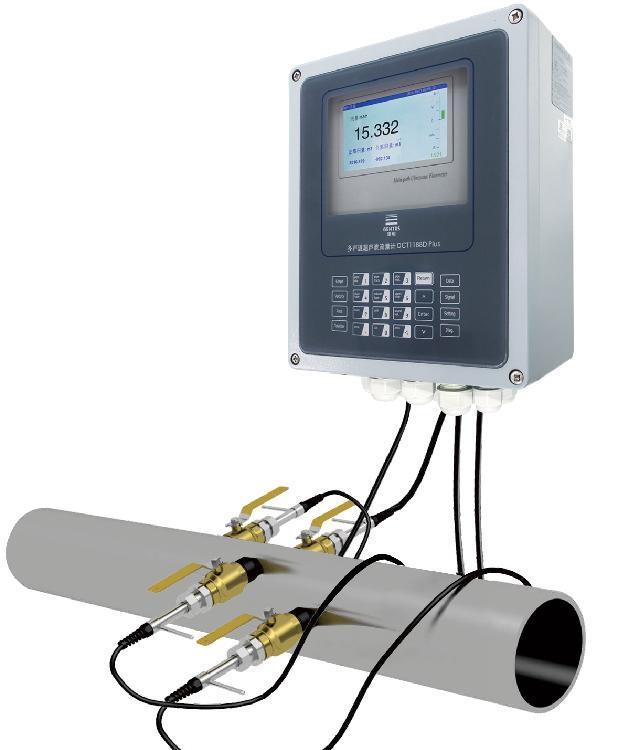建恒高精度無壓力損失雙聲道插入式超流量計(jì)DCT1188DPlus