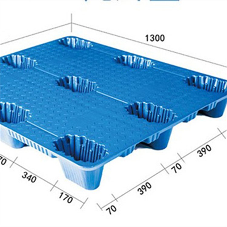網(wǎng)格川字田字加厚平板托盤(pán)倉(cāng)儲(chǔ)叉車(chē)地墊熟膠貨架棧板塑料托盤(pán)