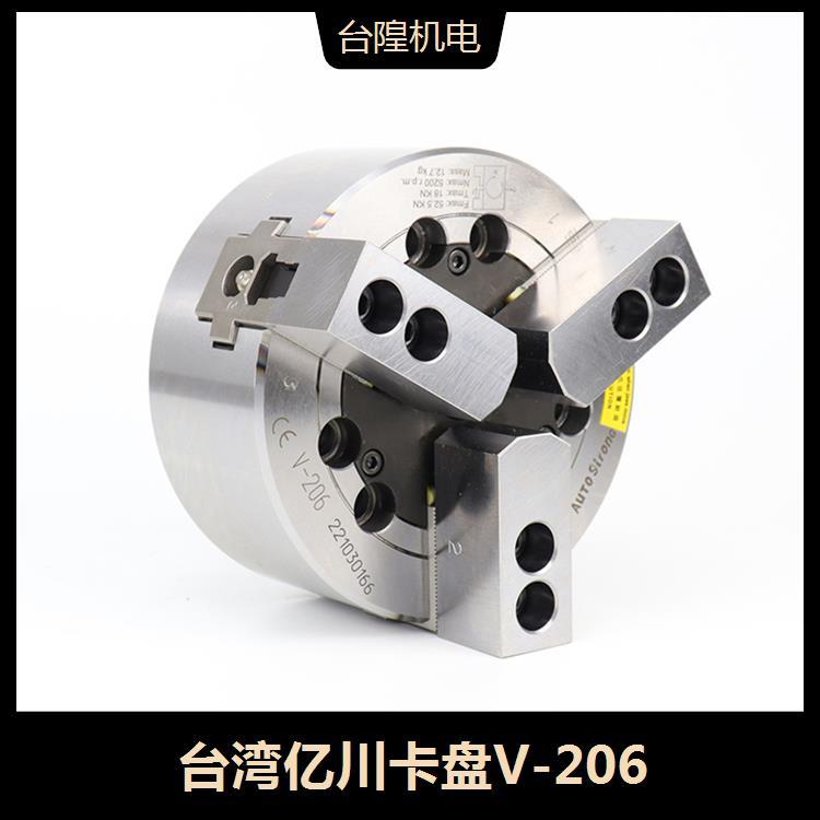 億川卡盤V-206拉桿行程12mm搭配油壓缸型號M1246