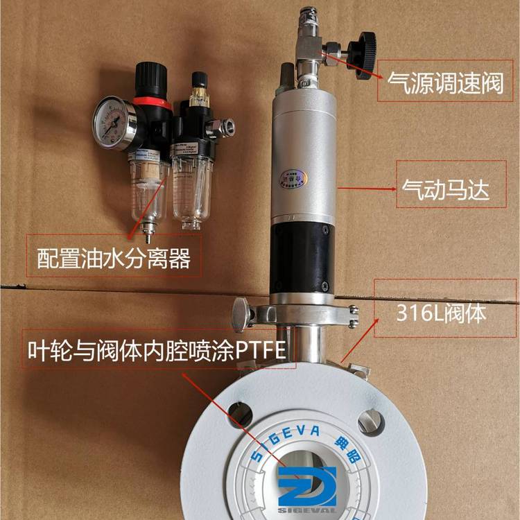 FIG228氣動(dòng)星型粉體放料閥360°六瓣星型卸料閥316L\/304材質(zhì)