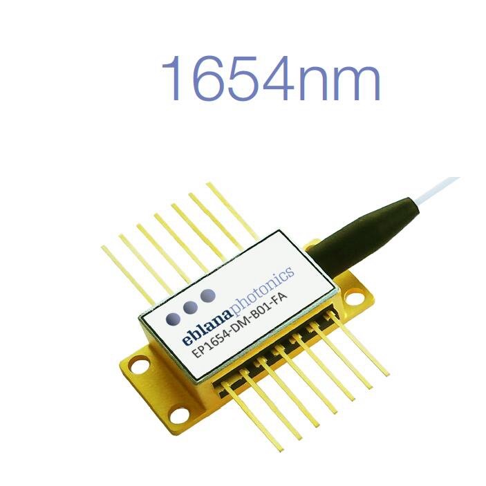 Eblana高穩(wěn)定性1653.7nm蝶形激光器氣體傳感器用于檢測(cè)甲烷CH4