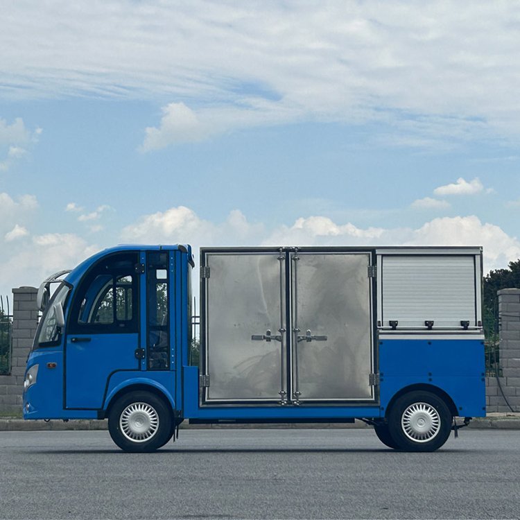 景區(qū)2人座電動(dòng)四輪貨車校園廠區(qū)送餐車載貨車