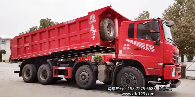 國六前四后八新規(guī)標(biāo)載噸位前4后8輕量化自卸車車皮自重