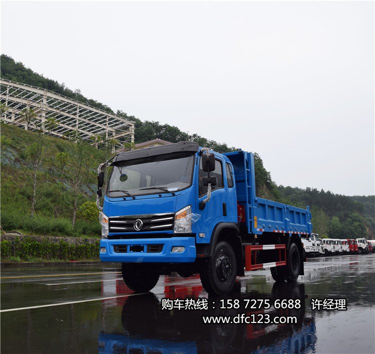 東風出售出口車型4x4四驅越野自卸卡車4驅翻斗拉木車