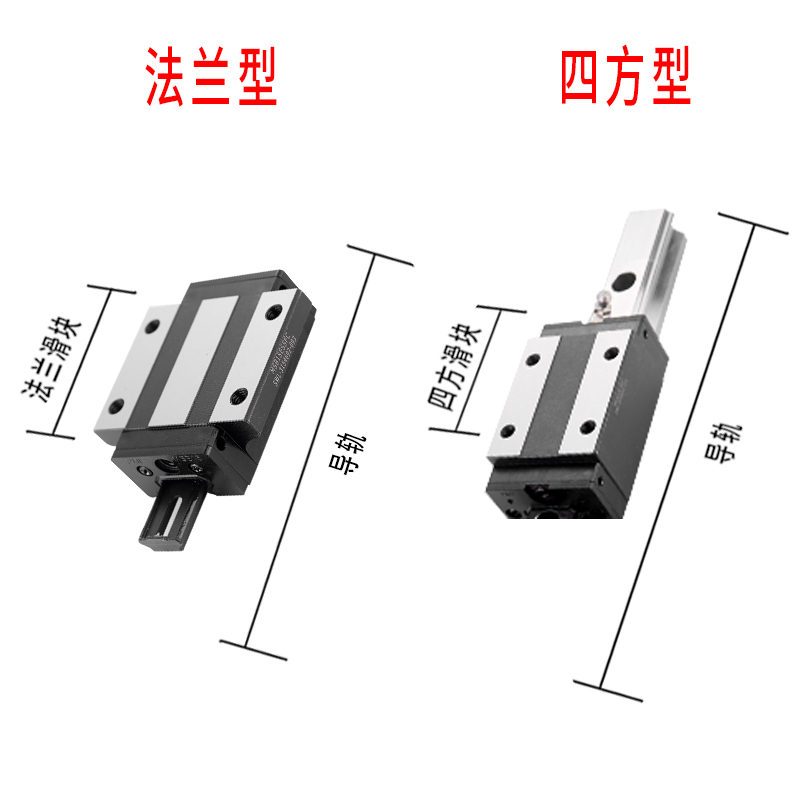 PMI\/AMT銀泰直線導(dǎo)軌滑塊軸承MSA\/MSB15S-N202530354555E-N