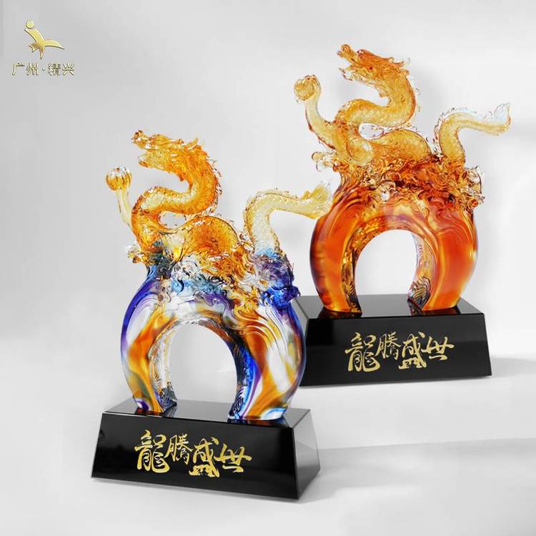 龍年紫氣東來(lái)鴻福金光在生肯祝福家具裝飾紀(jì)念收藏龍騰之時(shí)