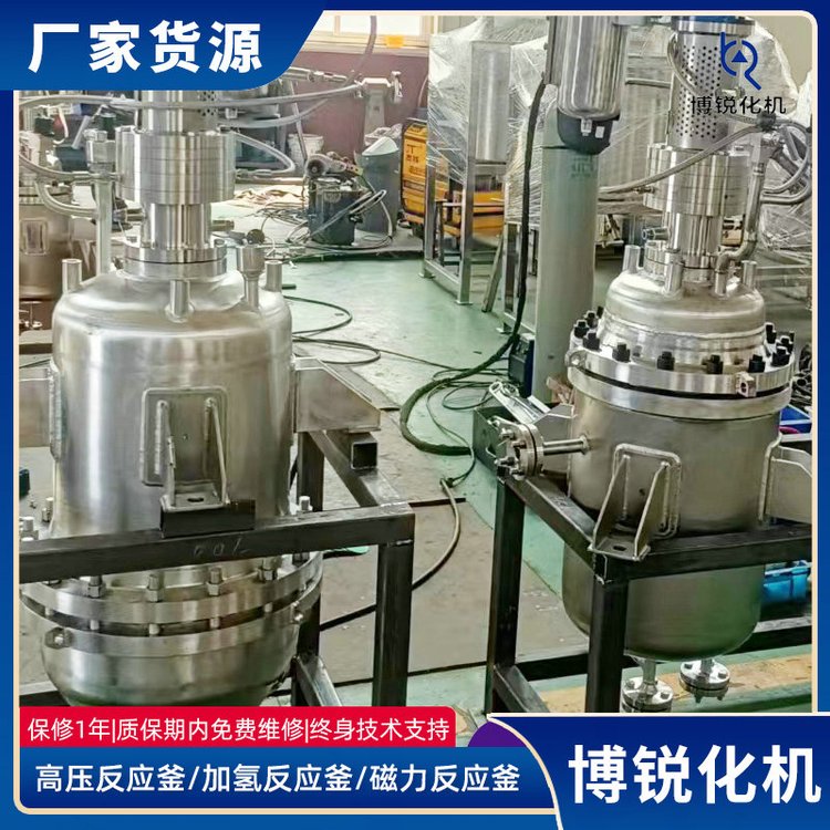 耐氫氟酸反應(yīng)釜100l中式磁力高壓釜定制廠家博銳化機