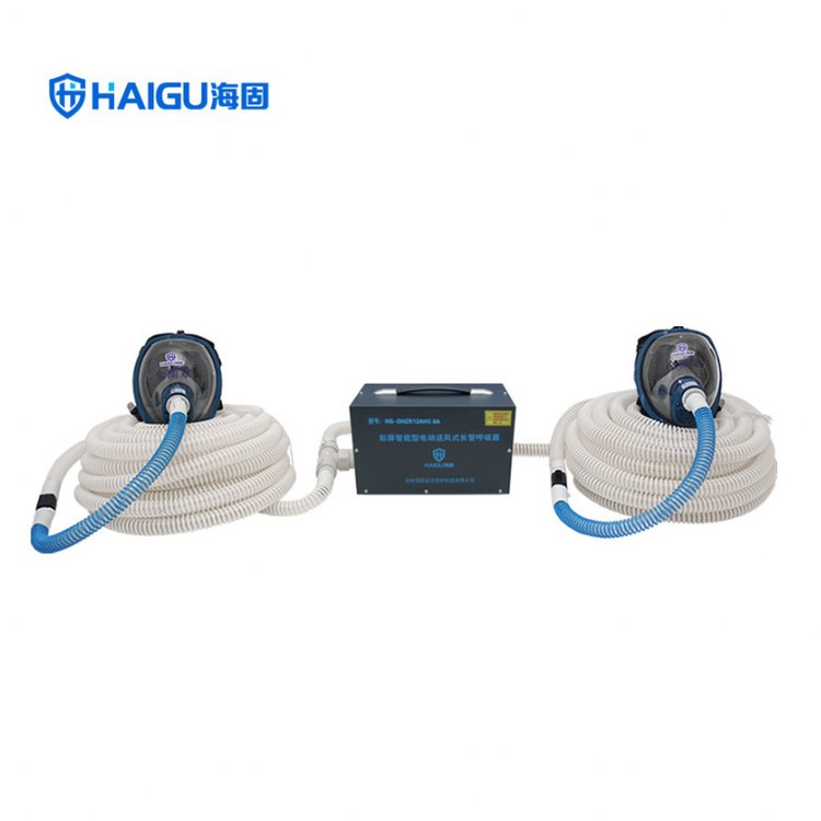 海固HG-DHZK12AH3.0A彩屏智能型電動(dòng)送風(fēng)式長(zhǎng)管呼吸器雙人用