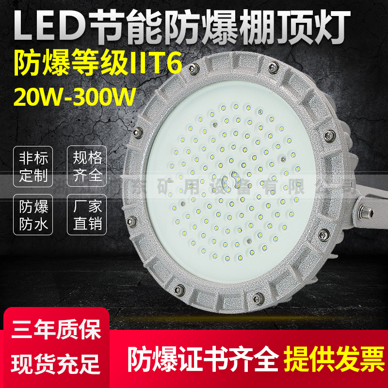 實(shí)力廠家定做LED節(jié)能防爆棚頂燈防爆等級IIT620W-300W防爆燈批發(fā)