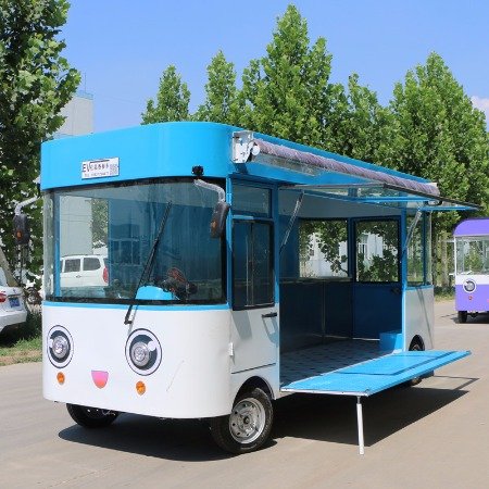 億品香熟食車四輪電動(dòng)售貨車電動(dòng)四輪擺攤車流動(dòng)早餐小吃車