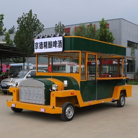 2019年新款電動(dòng)餐車多功能小吃車快餐攤位車