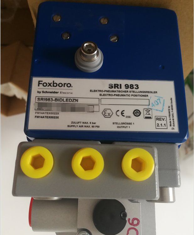 施耐德福克斯菠蘿FOXBORO-ECKARDT閥門定位器SRP981-CIDLS1NA