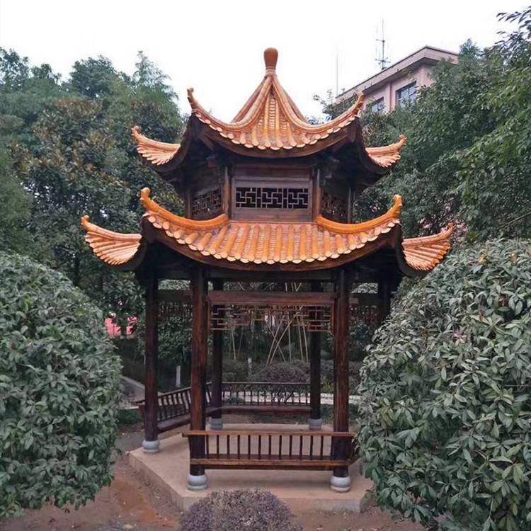 涼亭古建六角涼亭園林景景區(qū)涼亭家用旅游景點(diǎn)涼亭別墅乘涼涼亭