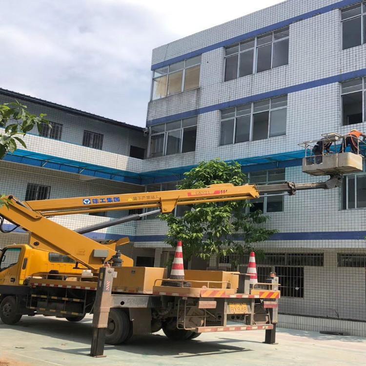 祥特高空作業(yè)車出租升降機兩節(jié)折疊臂路燈車租賃