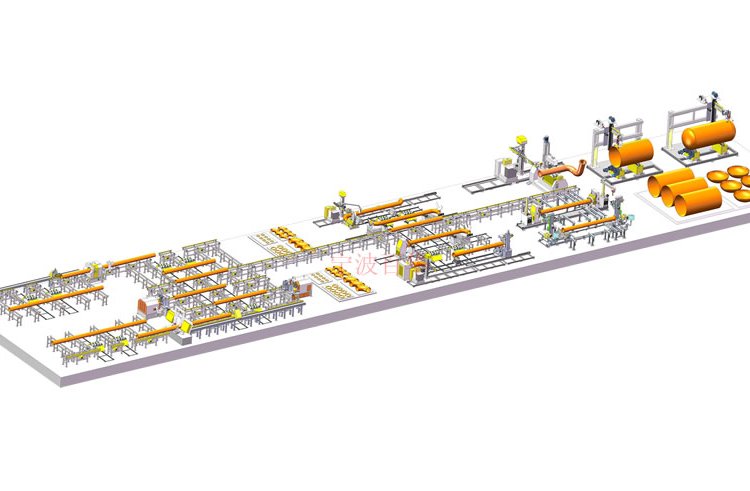智能化管道預制車間及自動化管道預制生產(chǎn)線先進、高效