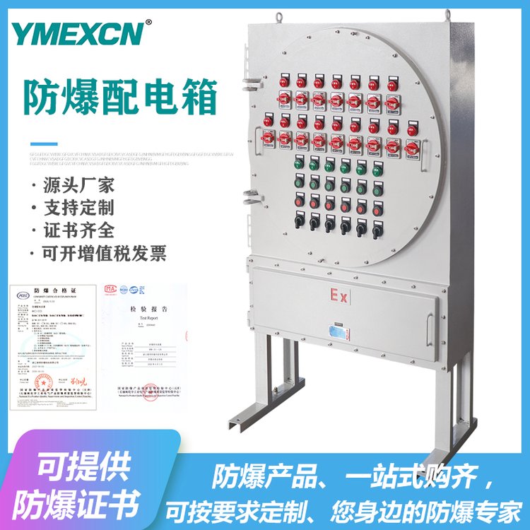 BXK防爆控制箱電機(jī)風(fēng)機(jī)水泵閥門動力控制柜戶外需加防雨罩