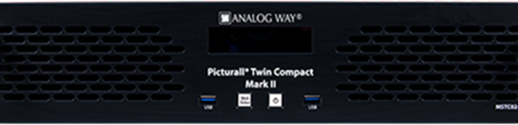 法國AnalogWay媒體服務(wù)器PicturallTwinCompactMarkII