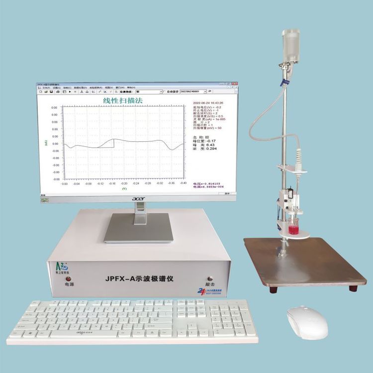 示波極譜儀JPFX-A型環(huán)保站用土壤有效鉬的測定