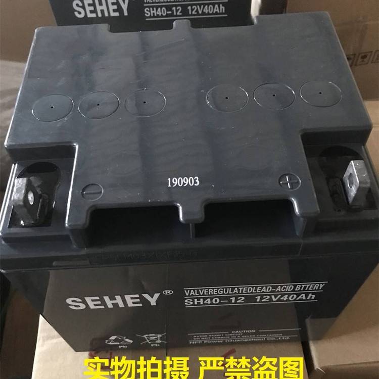 SEHEY西力蓄電池SH40-12免維護12V40AH閥控密封式固定型