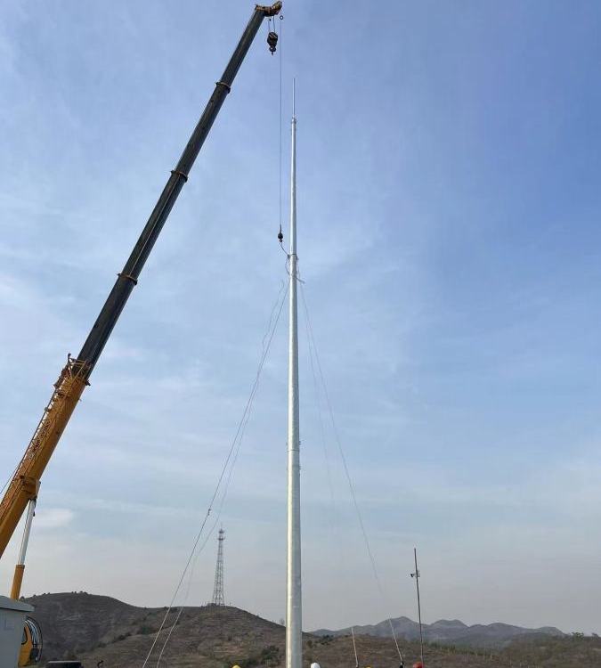 風電項目30米獨立避雷針