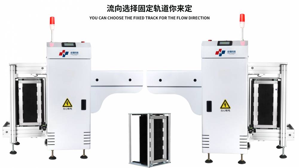 中國(guó)合瑞科技pcb全自動(dòng)上下板機(jī)smt收送料機(jī)定制平行移載機(jī)接駁臺(tái)