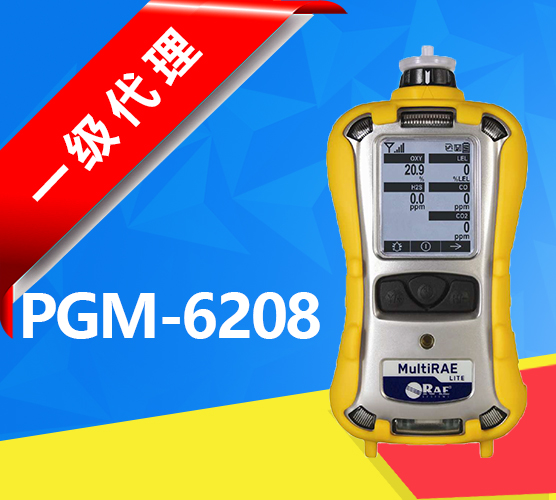 美國(guó)華瑞MultiRAEPro，PGM-6208六合一有毒有害氣體檢測(cè)儀pgm6208