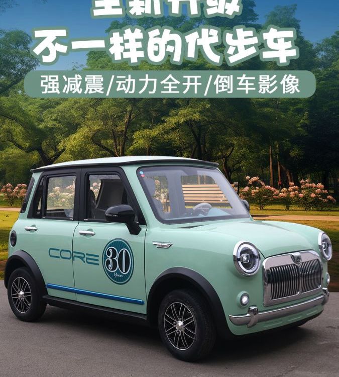 老頭樂電動(dòng)四輪車大g新能源電動(dòng)車女式小型四輪