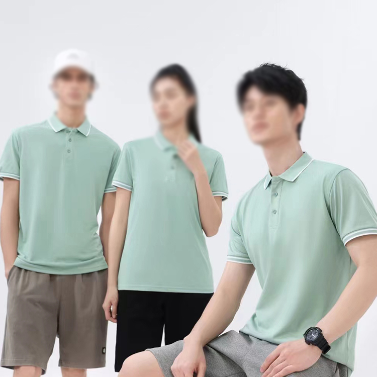 班服訂做工作服polo衫翻領(lǐng)短袖夏工裝批發(fā)廠