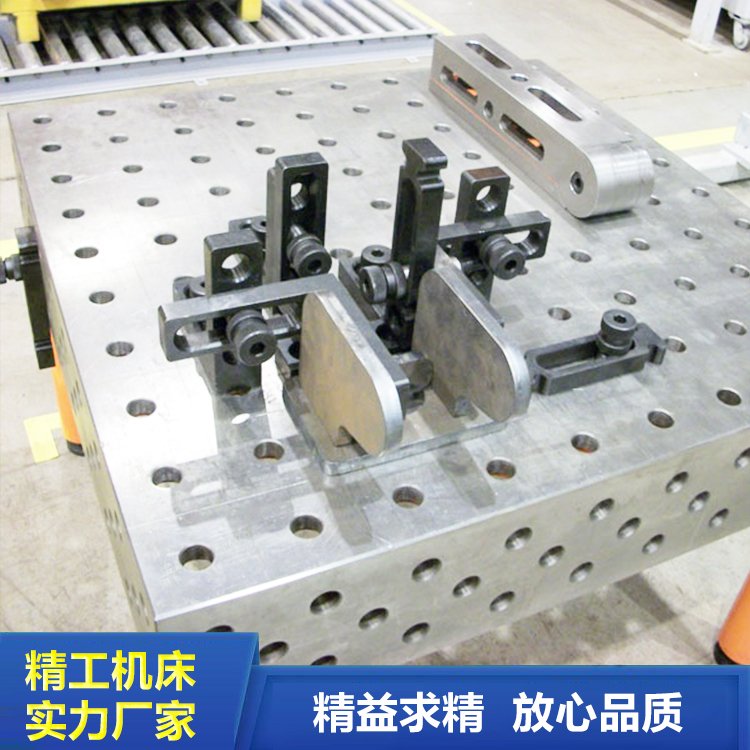 汽車廠機(jī)器人焊接平臺校驗三維工作臺定位準(zhǔn)確