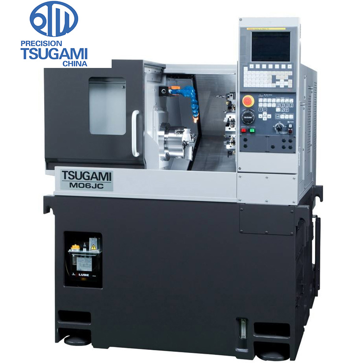 日本津上M06JC刀塔車床單機(jī)自動(dòng)化6寸卡盤車銑復(fù)合數(shù)控車床